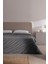 Yeni Sezon Manon King Size %100 Pamuk Ranforce Düz Nevresim - Antrasit - Antrasit 1