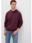 Bisiklet Yaka Basic Bordo Erkek Sweatshirt M0S10276-70434 1