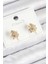 Pirinç Zirkon Taşlı Yıldız Model Gold Renk Çocuk Küpe - TJ-BKP11193 1