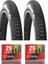 26 Jant 26X4.00 C1752 Bisiklet Dış Lastiği Kum Tipi x 2 Adet + Chaoyang Iç Lastik Seti 1