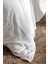 Yeni Sezon Tina Çift Kişilik Linen Look Yıkamalı %100 Pamuk Nevresim Takımı - Beyaz/bej - Beyaz/bej 5