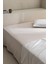 Yeni Sezon Manon King Size %100 Pamuk Ranforce Lastiksiz Çarşaf - Taş - Taş 1
