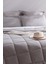 Yeni Sezon Bobigny Tek Kişilik Pamuklu Supersoft Comforter Set - Açık Gri - Açık Gri 3