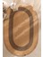 Yeni Sezon Alsace Oval Kilim - Naturel/siyah - 90X150 cm - Naturel/siyah 1