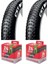 24X4.00 C1752 Kum Tipi Bisiklet Dış Lastiği x 2 Adet + Chaoyang Iç Lastik Seti 1