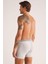 Long Şort Erkek 2li Boxer Beyaz 3