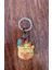 Feng Shui Bereket ve Şans Kedisi Anahtarlığı (Maneki Neko Kırmızı Detaylı Gold Anahtarlık) 4
