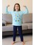 Çocuk Pijama Takımı %100 Pamuk Zebra Desenli 3