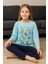 Çocuk Pijama Takımı %100 Pamuk Zebra Desenli 4