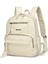 Barcelona Günlük Çok Cepli Orta Boy Kadın Sırt Çantası 1871 Bej 2