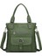 Barcelona Günlük Büyük ve Çok Cepli Kadın Omuz Çantası Uzun Askılı 1822 Koyu Yeşil 1