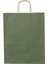 45*50*14 Yeşil Kraft Saplı Kağıt Çanta 25 Adet 2