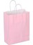 18*24*8 Pembe Saplı Kağıt Çanta 24 Adet 2