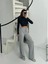 Fitilli Şardonlu Pantolon Gri A4058 1