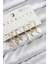 Pirinç Zirkon Taşlı Hello Kity ve Yonca Model Gold Renk 6'lı Küpe Set 1