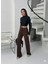 Fitilli Şardonlu Pantolon Kahve A4058 3
