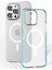 Ds-Derin Joko Iphone 14 Pro Max Line Magsafe Kapak - Beyaz 4