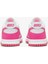 Dunk Low Pembe Beyaz Deri Kadın Sneaker Spor Ayakkabı - FB9109-102 3