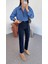 Koyu Lacivert Momfit Jean 4