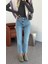 Açık Mavi Momfit Jean 5