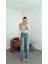 Yıkamalı Açık Mavi Straight Jean 1