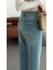 Yıkamalı Açık Mavi Straight Jean 2