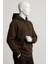 Oversize %100 Pamuk Double Face Kumaş Kapüşonlu Sweatshirt 6