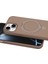 Ds-Derin Newface Apple Iphone 15 Plus Regal Magsafe Standlı Kapak - Çöl Titanyum 4
