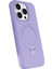 Ds-Derin Newface Apple Iphone 14 Pro Max Regal Magsafe Standlı Kapak - Lila 2