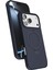 Ds-Derin Newface Apple Iphone 17 Pro Regal Magsafe Standlı Kapak - Lacivert 1