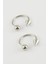 Zengezur Septum Çelik Piercing 2 Adet-Gümüş Rengi 1