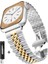 Apple Watch Seri 2 3 4 5 6 7 8 10 Se Ultra Uyumlu 42 44 45 46 49MM Uyumlu Paslanmaz Çelik Rolex Kordon 1