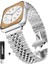 Apple Watch Seri 2 3 4 5 6 7 8 10 Se Ultra Uyumlu 42 44 45 46 49MM Uyumlu Paslanmaz Çelik Rolex Kordon 1