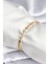 Pirinç Gold Renk Yıldız Model Kadın Bileklik - TJ-BB7968 1