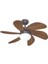 Zengezur VANTİ-KCF280-AVİIZELİ Ahşap Vantilatör 60 Watt 2