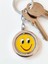 Sarı Gülen Surat Emojili Dönebilen Metal Anahtarlık 5