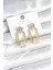Mulvxxmd XDN02 Pirinç Gold Renk Vintage Kadın Küpe (Mulvix) 1
