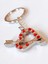 Kırmızı Taşlı Ok ve Kalp Şeklinde Metal Anahtarlık 1