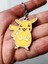 Sarı Pikachu Metal Anahtarlık 7