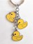 3 Sarı Ördekli Metal Anahtarlık 1