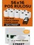 Ofis Seti - Pos Rulosu 56X16 (20’li Paket) + A4 Poşet Dosya (2 Paket, 100’LÜ) 1