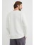 3 Iplik Nakışlı Bisiklet Yaka Sweatshirt 6