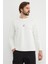 Baskılı Bisiklet Yaka Sweatshirt 1