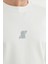 Baskılı Bisiklet Yaka Sweatshirt 3