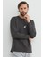 Baskılı Bisiklet Yaka Sweatshirt 4