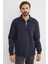 Basic Polo Yaka Yarım Fermuarlı Pike Sweatshirt 2