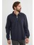 Basic Polo Yaka Yarım Fermuarlı Pike Sweatshirt 3