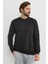 Pellını Yazı Kabartmalı Bisiklet Yaka Sweatshirt 2