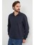 Basic Polo Yaka Pike Sweatshirt 5