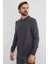 Fitilli Polo Yaka Düğmeli Sweatshirt 5